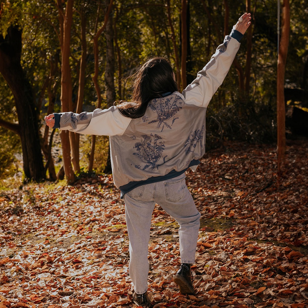 Chaqueta Bomber Reversible Diente de León