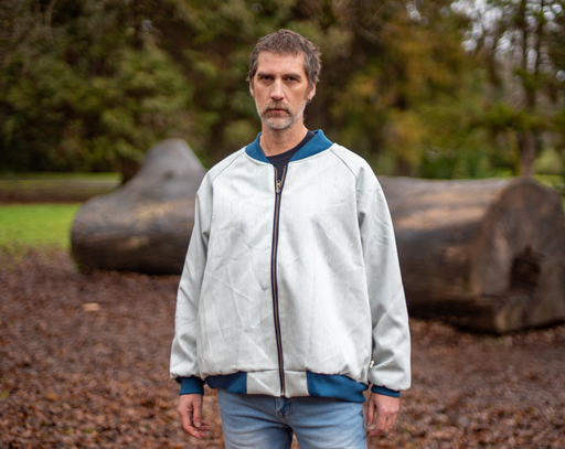 Chaqueta Bomber Reversible Jeans